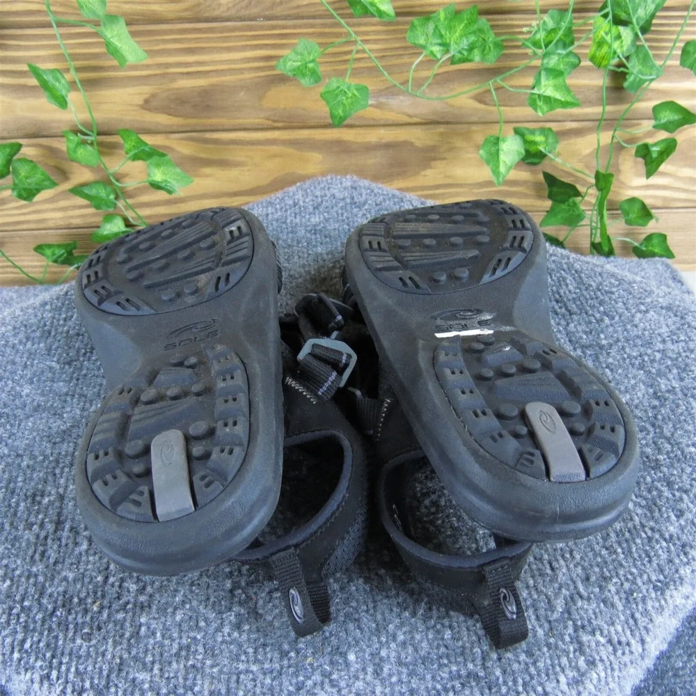 Sole Men's  Strappy Black Synthetic Size 11 Medium Gently‎ Used 2025